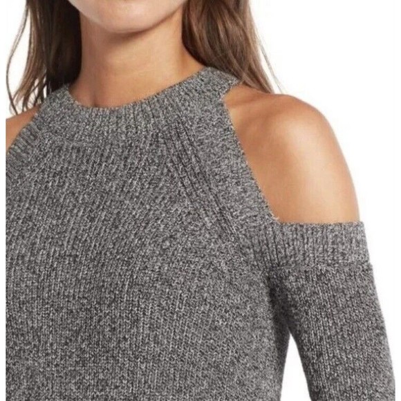 Rag & Bone Dana Cold Shoulder Marked Knit Sweater Size XS EUC - Picture 3 of 12